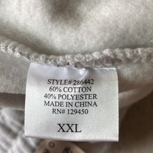 Como Vintage Light gray Sweatpants. Size XXL NWT - Picture 9 of 9